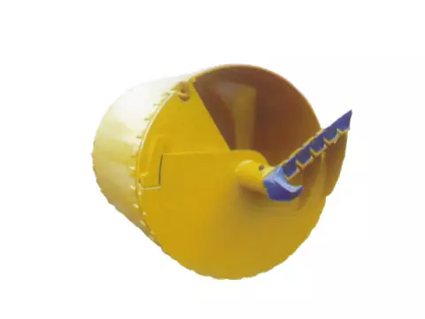 double bottom single door bucket tooth rotary bucket