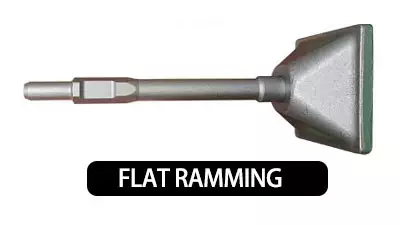 hand held post driver attachments flat ramming