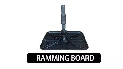 hand held post driver attachments ramming board