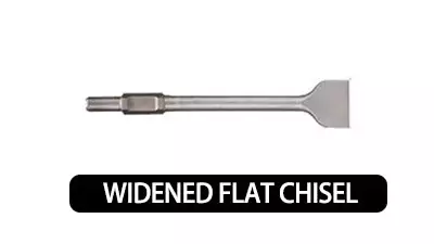 hand held post driver attachments widened flat chisel