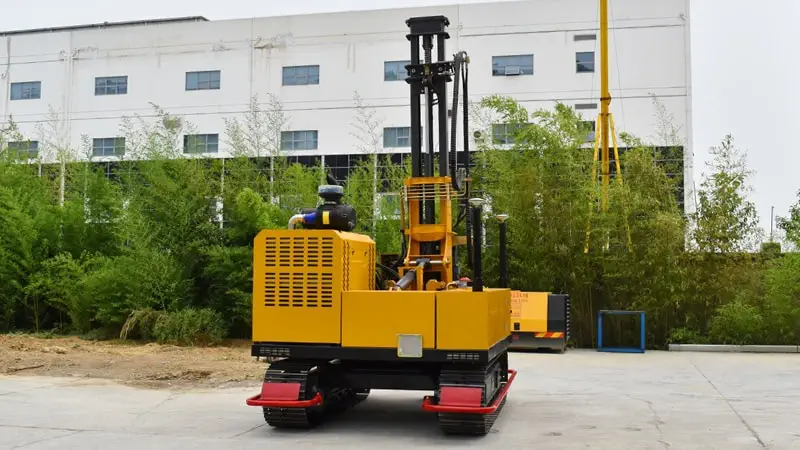 Pile driver for solar energy and road guardrail installation
