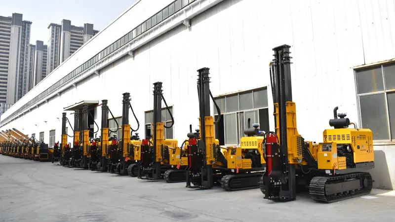 Everstar's finished pile driver warehouse img