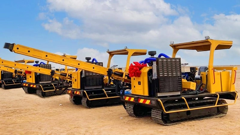Everstar's solar pile driver