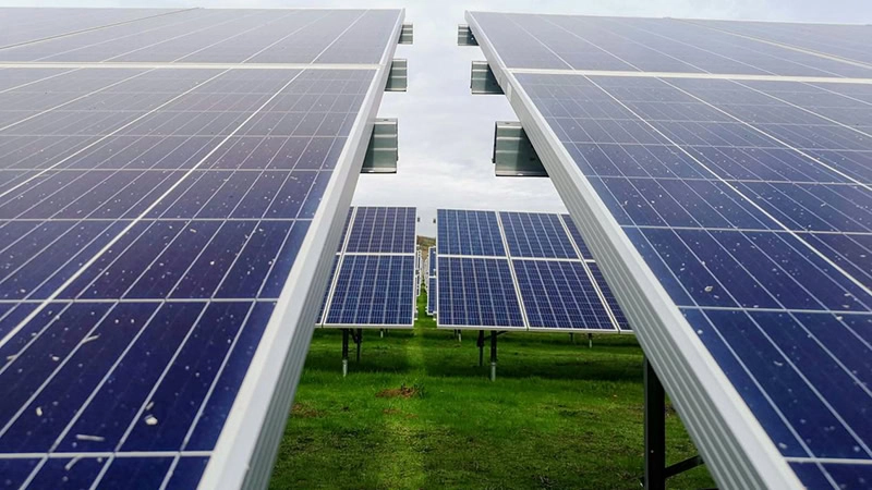 Racking systems that hold solar panels
