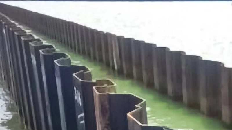 Larssen sheet piles barriers