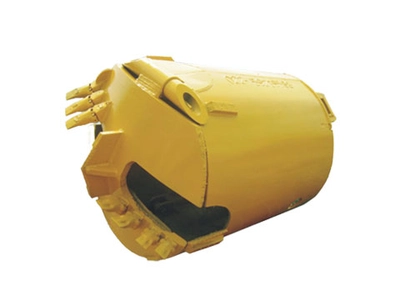 conical single bottom rotary bucket