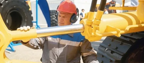 Backhoe maintenance